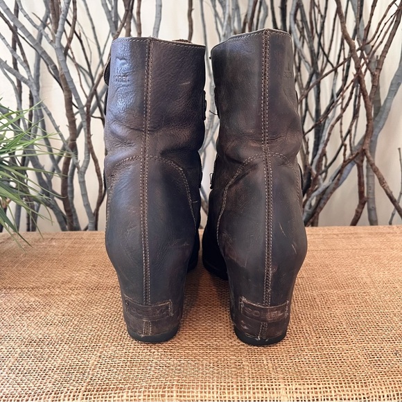 Sorel Joan of Arc Mid Wedge Booties Size 10 - Picture 4 of 12